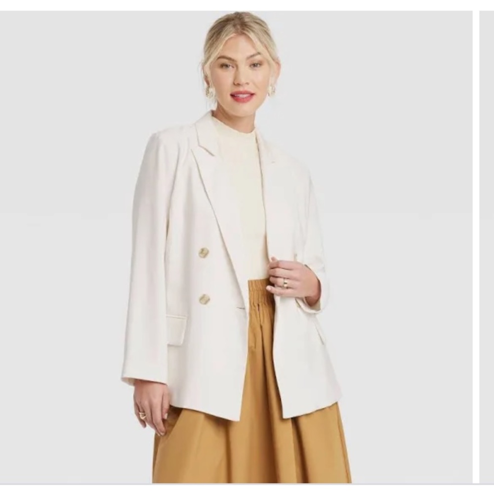 A New Day linen blazer from Target size M